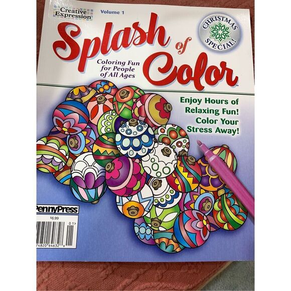 Two Adult Coloring Books - Picture 2 of 7